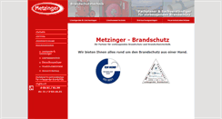 Desktop Screenshot of brandschutz-metzinger.de